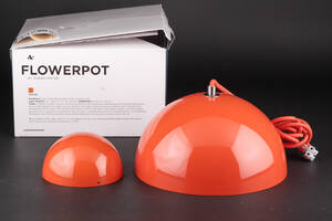Par Verner Panton, Flowerpot pendler, orange 2