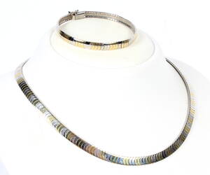 Halscollier samt armlænke, sterling forgyldt sølv 2