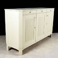 SIDEBOARD, vitlackerad trä, 1900-tal.