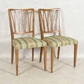 STOLAR, 2 st, mahogny, 1900-tal.
