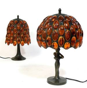 2 Tischlampen im Stil des Art Nouveau 2