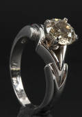 Solitairering - ca. 1.53 ct.