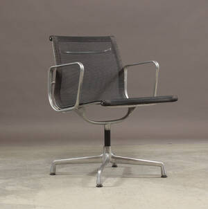 Charles Eames. Kontorstol fra serien Aluminium Group model EA-108