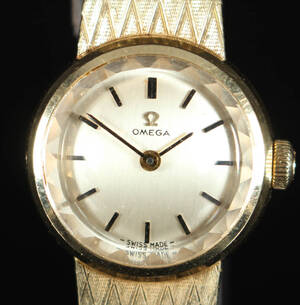 Vintage Omega armbåndsur, 14 kt. guld