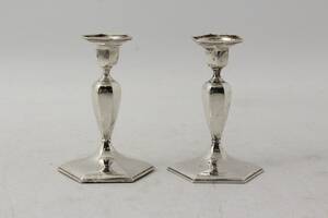 Ljusstakar, silver