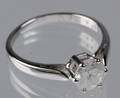 Solitairering 0.99 ct.