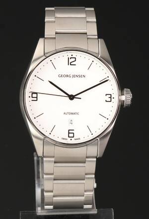 Georg Jensen. Delta Classic Mekanisk Automatisk herre ur.Model 3575593