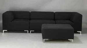 Modulsofa, tre-pers. sofa med chaiselong. Model Ibiza