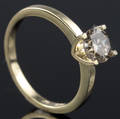 Solitaire ring ca. 0.96 ct.