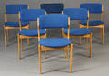 Erik Buch. Spisestole samt en armstol 6 