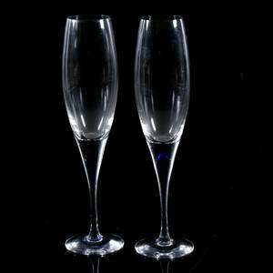 CHAMPAGNEGLAS, 2 st, Intermezzo, Erika Lagerbielke, Orrefors.