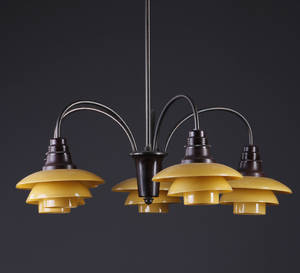 Poul Henningsen. Fem-armet bombadementskrone