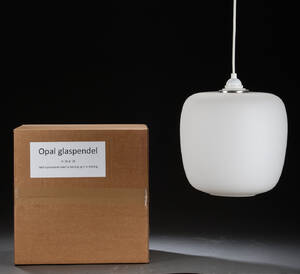 Et par opalglas pendler Ø 26 cm. 2