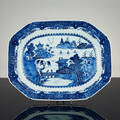 A Blue and White Dish 