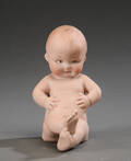 Heubach. Lille dukke  figur af bisquit