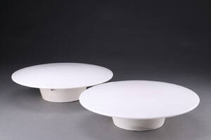 Arne Jacobsen, par AJ Eklipta loftvæglamper, opal glas 2