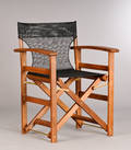Sæt på 4 Greek Directors Chair, Sort 4