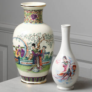 VASER, 2 st, porslin, orientaliska