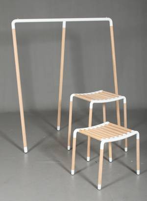 HAY. Loop Stand garderobe med skamler 3