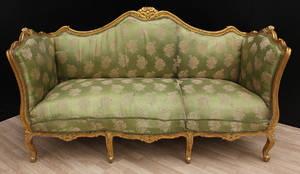 Soffa, rokokostil, 1900-tal.