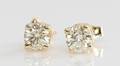 Par brillantørestikker, ca. 0.55 ct. 2