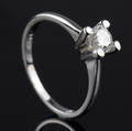 Solitaire ring ca. 0.52 ct.