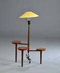 Lampebord af teak