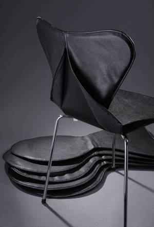 Sechs Bezüge für den Arne Jacobsen Stapelstuhl Modell 3107  6