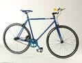 Von Braun sportscykel, farve Blue