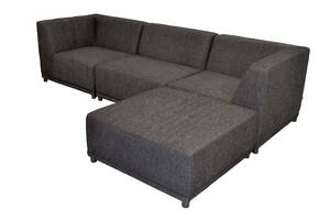 COUZ 151. Modulsofa bestående af 4 moduler, betrukket med slidstærkt BRONX stof i Antrazit. Designet af COUZ DESIGN TEAM Denne vare er sat til omsalg under nyt varenummer 4315166