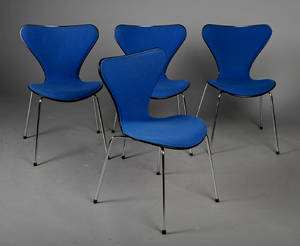 Arne Jacobsen 1902-1971. Stole model 3107 4