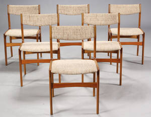 Spisestole af fineret teak 6 Denne vare er sat til omsalg under nyt varenummer 4898561