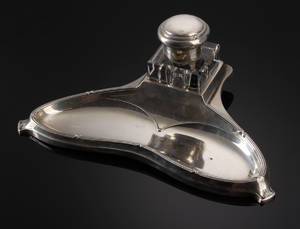 Skønvirke skrivetøj, sølv