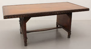 Skrivbordmatbord, barockstil, 1900-talets första del.