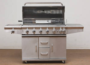 Gasgrill i rustfrit stål