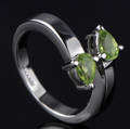 Peridot ring.