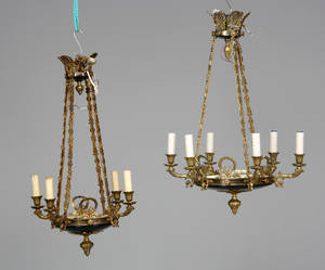 Empire-stil lysekroner 2