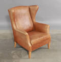 Dansk møbelproducent. Øreklapstol