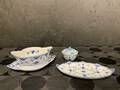Royal Copenhagen 3 Delar Musselmalet Kunglig Dansk