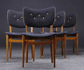 Dansk møbeldesign. Fire stole, bøg. 4