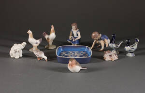 Kgl. samt BG, figurer, porcelæn 11