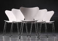 Arne Jacobsen. Seks Syver-stole, Model 3107 6  Denne vare er sat til omsalg under nyt varenummer 4292495