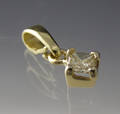 Diamant vedhæng ca. 0.27 ct.