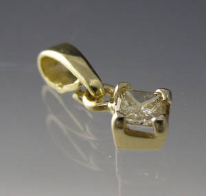 Diamant vedhæng ca. 0.27 ct.