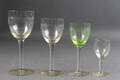 Samling glas med slibninger 45