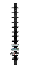 John Kandell för Källemo, hylla Pilaster, svart