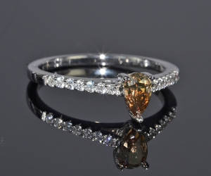 Diamant-Brillantring ca. 0.48 ct.