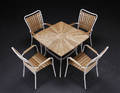 Havemøbler. Havebord samt fire armstole 5