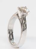 Solitairering, ca. 1.03 ct.