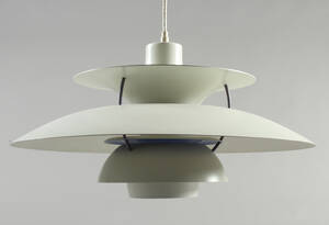 Poul Henningsen. PH5 pendel. Hvid.